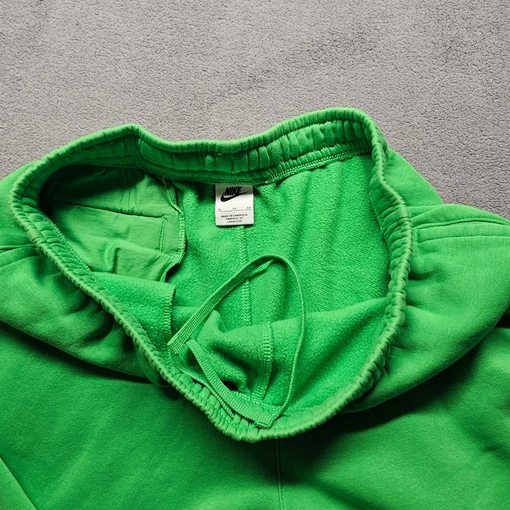 Nike Club Fleece Joggers Mens XL Green Sportswear Sweatpants Tapered Pants